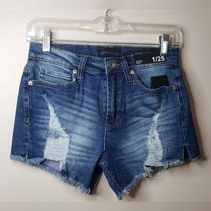 Kendall & Kylie high rise jean shorts